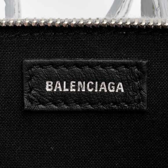 Balenciaga Metallic Croc Embossed Ville Mini Top Handle - Picture 8 of 15